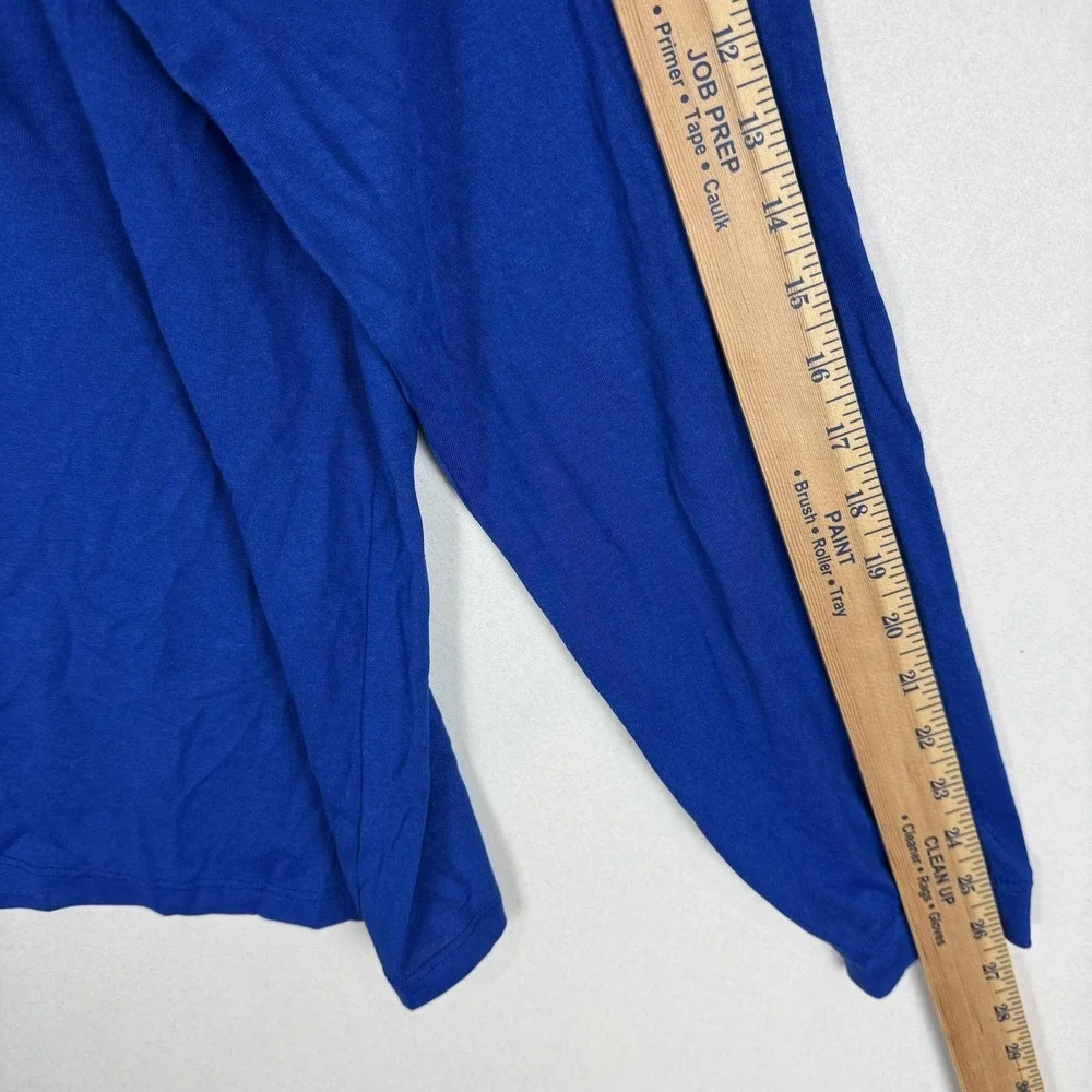 FC Dallas Shirt Mens Large Blue MLS Soccer Adidas Long Sleeve Climalite